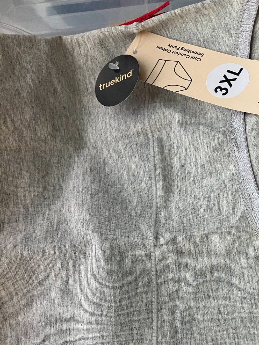 NWT Truekind Grey Comfort Cotton Panties (2)